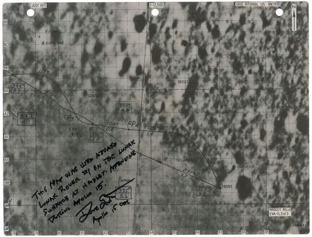 Lot #539 Apollo 15: “Used aboard Lunar Rover #1 on the lunar surface at Hadley-Apennine” - Image 1