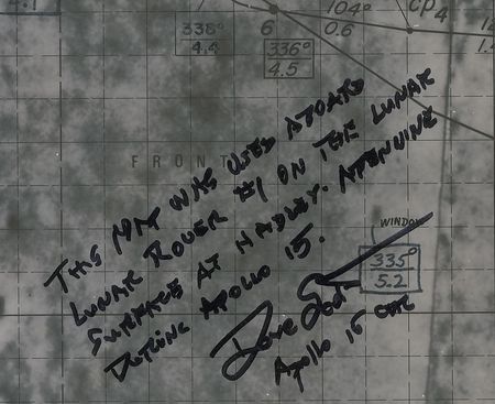 Lot #539 Apollo 15: “Used aboard Lunar Rover #1 on the lunar surface at Hadley-Apennine” - Image 2