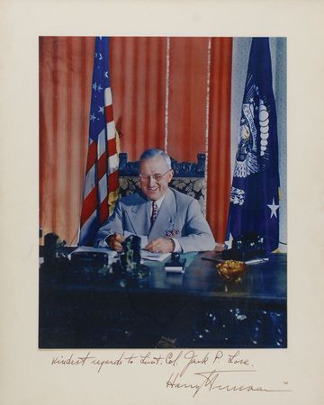 Lot #51 Harry S. Truman Signed Photograph - Image 1