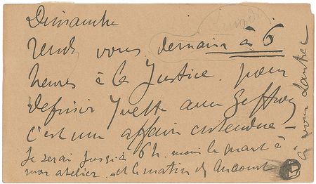 Lot #627 Henri de Toulouse-Lautrec: Preparing for a 1894 limited-edition art book - Image 1