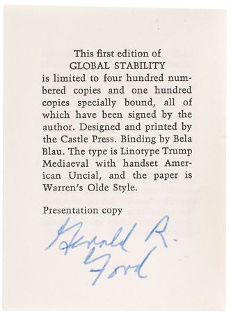 Lot #112 Gerald Ford Books - Image 2