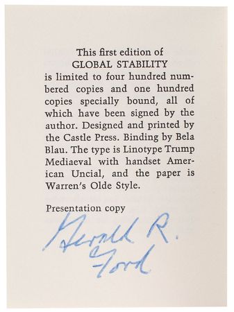 Lot #112 Gerald Ford Books - Image 3