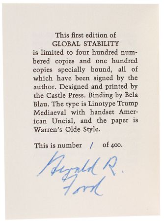 Lot #112 Gerald Ford Books - Image 5