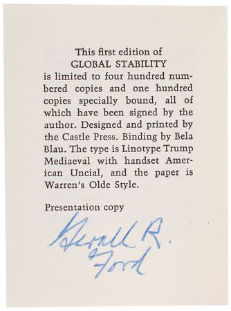 Lot #112 Gerald Ford Books - Image 6