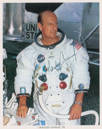 Lot #568 Apollo 12 Signed Photograph - Image 2