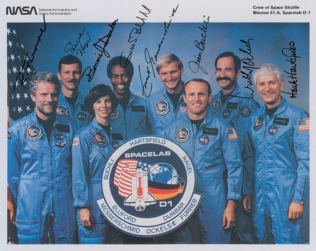 Lot #592 Space Shuttle Crews Signed Photographs - Image 3