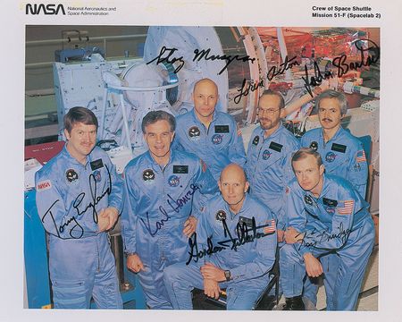 Lot #592 Space Shuttle Crews Signed Photographs - Image 4