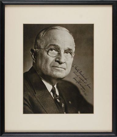 Lot #99 Harry S. Truman Signed Photograph - Image 2