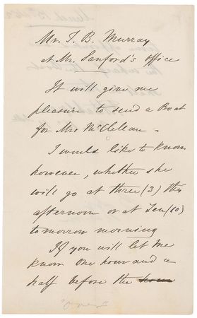Lot #442 John A. Dahlgren Handwritten Letter Signed - Image 1