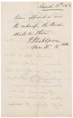 Lot #442 John A. Dahlgren Handwritten Letter Signed - Image 2
