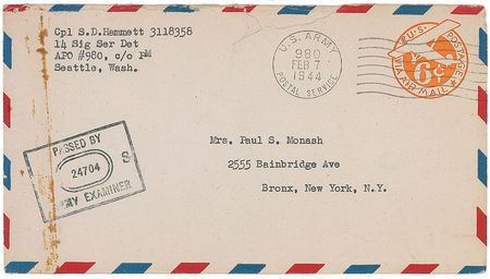 Lot #690 Dashiell Hammett Valentine - Image 3