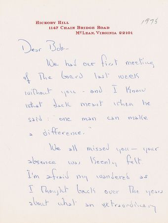 Lot #324 Ethel Kennedy Handwritten Letter Signed - Image 1