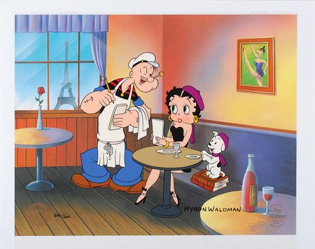 Lot #663 Myron Waldman Animation Cel - Image 1