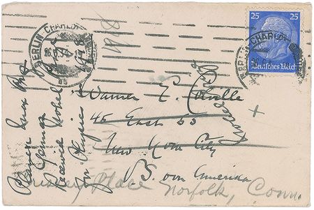 Lot #208 Max Planck Signature - Image 2