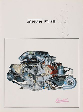 Lot #1034 Enzo Ferrari Press Brochure - Image 1
