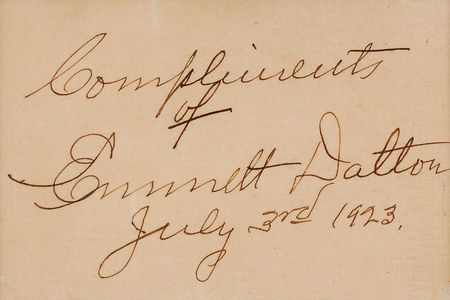 Lot #167 Emmett Dalton: The Dalton Gang’s youngest outlaw - Image 2