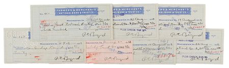 Lot #302 Richard E. Byrd Check - Image 2