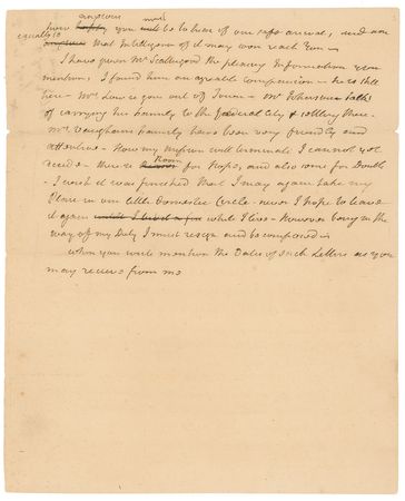 Lot #141 John Jay: Jay writes home from London in the summer of 1794, while negotiating his eponymous treaty: “How my mission will terminate I cannot yet decide. There is room for hope, and also some for doubt” - Image 3