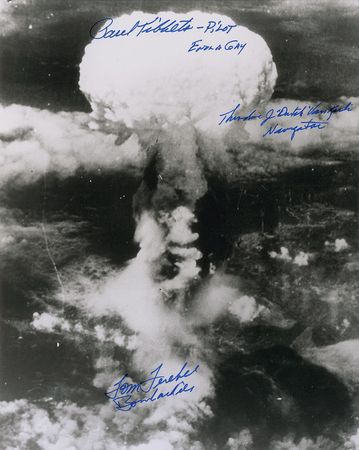 Lot #446 Enola Gay Signed Photographs - Image 1