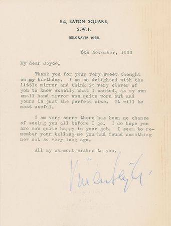Lot #984 Vivien Leigh and Laurence Olivier Signature - Image 1
