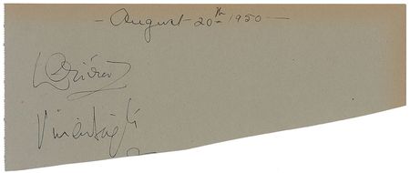 Lot #984 Vivien Leigh and Laurence Olivier Signature - Image 2