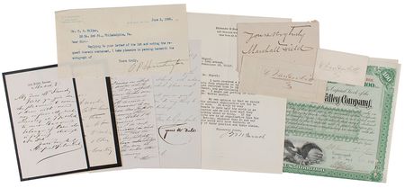 Lot #301 Businessmen and Philanthropists Group Lot - Image 2