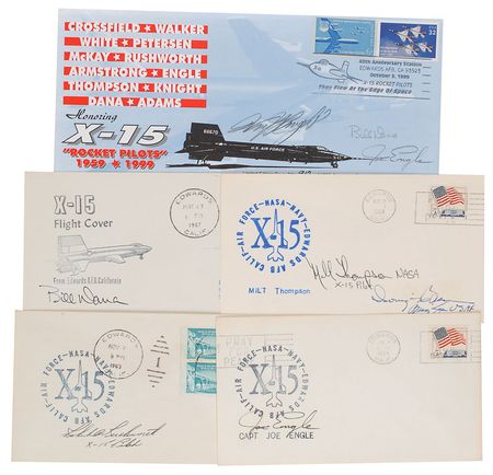 Lot #492 X-15 Pilots Covers - Image 1