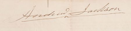 Lot #8 Andrew Jackson: Scarce unissued pass from the ?Golden Age? of whaling - Image 2