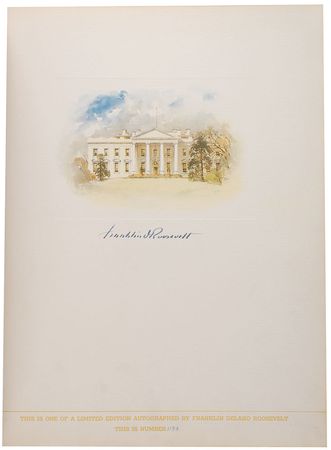 Lot #44 Franklin D. Roosevelt: Controversial 1936