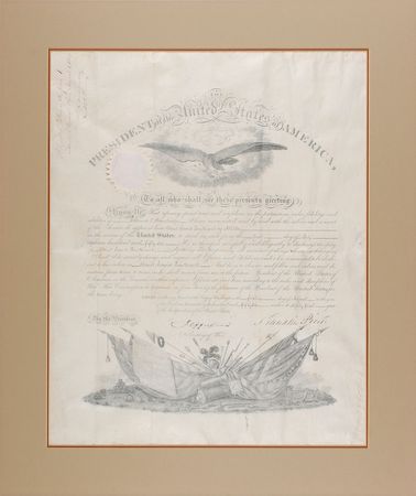 Lot #16 Franklin Pierce and Jefferson Davis:
