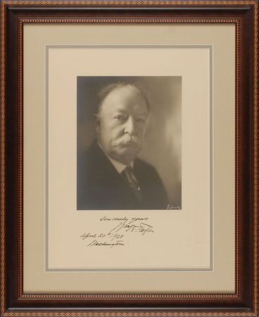 Lot #41 William H. Taft Signed Photograph