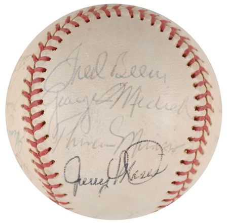 Lot #1042 NY Yankees: 1973: Highlighted by their fearless captain, Thurman Munson - Image 1