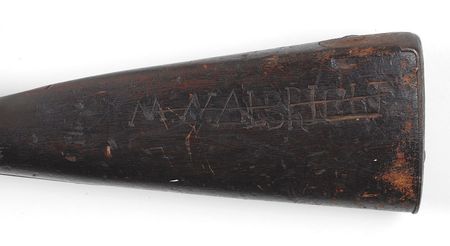Lot #420 Confederate Musket: Musket used by a rebel taken captive at Five Forks - Image 3