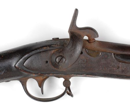 Lot #420 Confederate Musket: Musket used by a rebel taken captive at Five Forks - Image 5