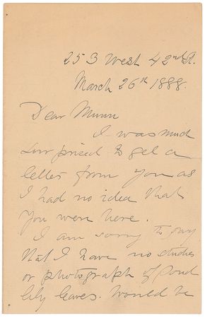 Lot #610 Hugh Bolton Jones Handwritten Letter Signed - Image 1