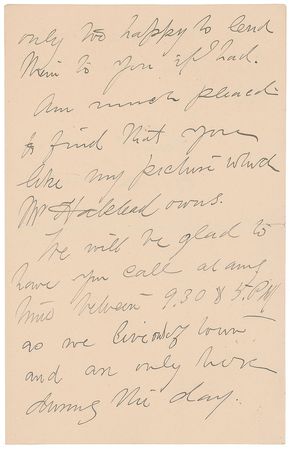 Lot #610 Hugh Bolton Jones Handwritten Letter Signed - Image 2