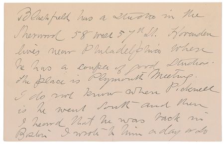 Lot #610 Hugh Bolton Jones Handwritten Letter Signed - Image 3