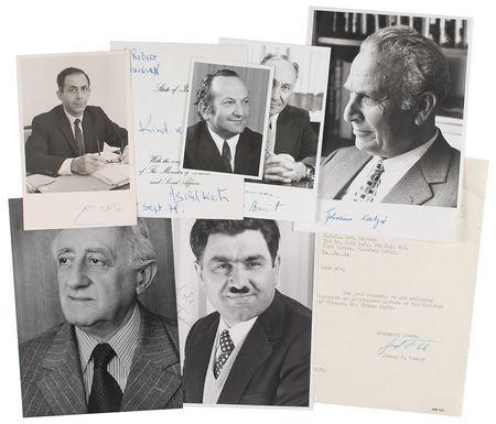 Lot #322 Israeli Leaders Group Lot - Image 1