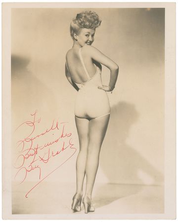 Lot #916 Betty Grable: The iconic World War II pin-up - Image 1