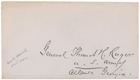 Lot #451 Winfield Scott Hancock Handwritten Letter Signed - Image 3