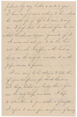 Lot #408 Alfred H. Terry: “I was sorry to be obliged to take three of your companies for South Carolina but things looked very badly there” - Image 3