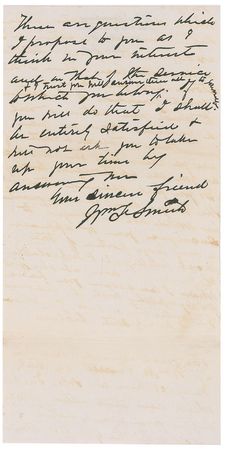 Lot #405 William F. Smith Handwritten Letter Signed - Image 5