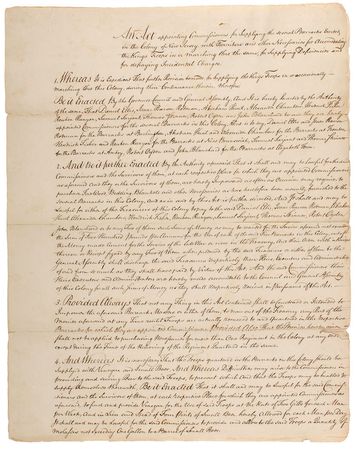 Lot #137 William Franklin Signed Document - Image 1