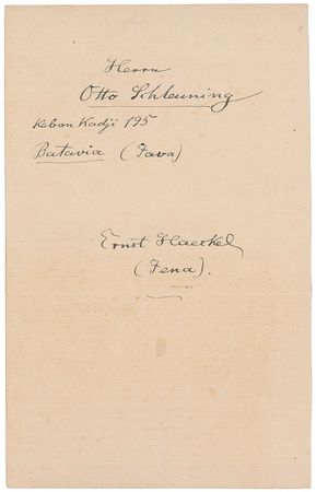 Lot #316 Ernst Haeckel Signed Photograph and Book Cover - Image 1