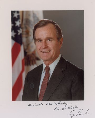 Lot #121 George Bush Typed Letter Signed - Image 1