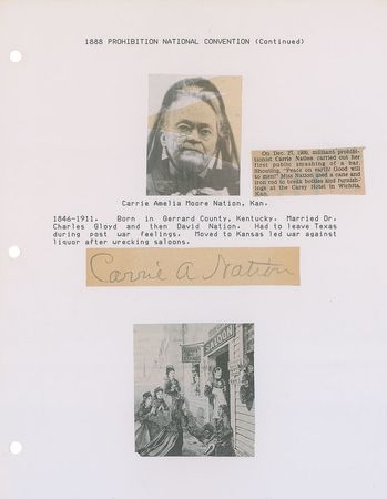 Lot #346 Carrie A. Nation - Image 2