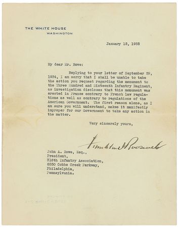 Lot #45 Franklin D. Roosevelt Typed Letter Signed - Image 1