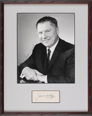 Lot #318 Jimmy Hoffa Signature - Image 1