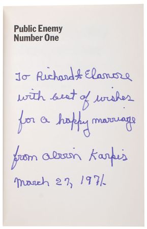 Lot #323 Alvin Karpis Book - Image 1
