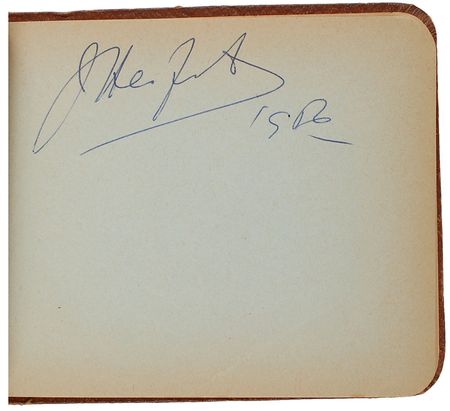 Lot #1027 Baseball Hall of Famers Autograph Album - Image 1